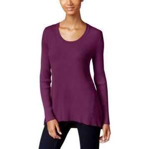 Style&Co Petite Scoop-Neck Sweater Magen